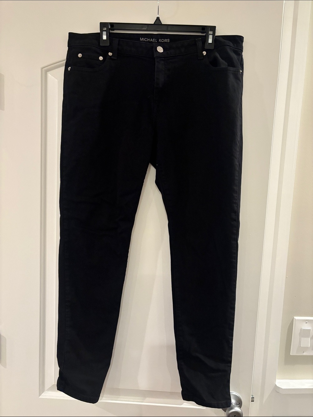 Michael Kors Men’s Slim Black Jeans
